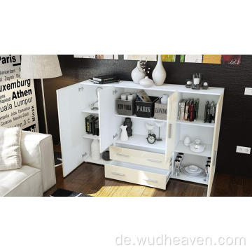 Holzgeschirr UV-Sicht-Sideboard-Schrank